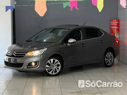 Citroen C4 LOUNGE EXCLUSIVE THP 1.6 16V TIP na cor Cinza em Joinville / SC - 6796028