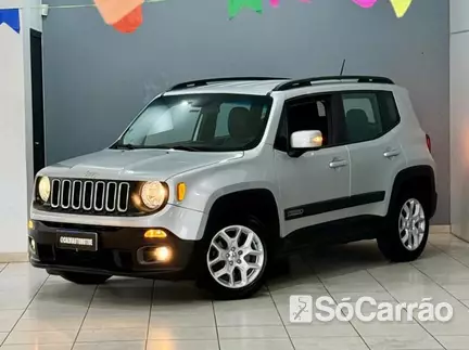 JEEP RENEGADE LONGITUDE 1.8 16V AT6 na cor Prata em Joinville / SC - 6905225