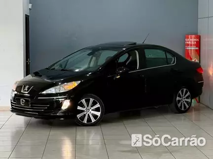 Peugeot 408 GRIFFE SEDAN 1.6 16V THP TIP na cor Preta em Joinville / SC - 6905281