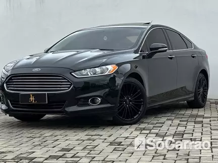 Ford FUSION TITANIUM FWD 2.0 16V GTDI AT na cor Preta em Joinville / SC - 6869259