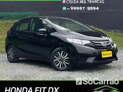 Honda FIT DX 1.5 16V CVT FLEXONE na cor Preta em Joinville / SC - 6815026