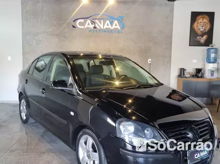 Volkswagen POLO SEDAN 1.6 8V na cor Preta em Joinville / SC - 6714306