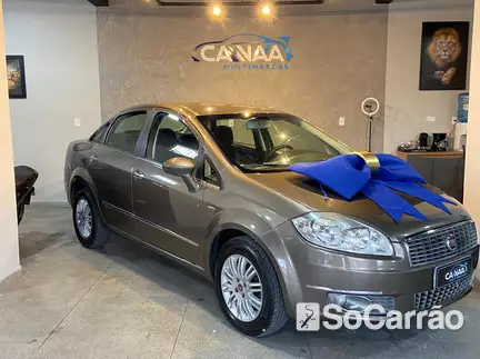 Fiat LINEA HLX 1.9 16V DUAL na cor Bege em Joinville / SC - 6935032