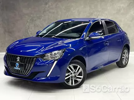 Peugeot 208 ALLURE 1.6 16V AT6 na cor Azul em Colombo / PR - 6917379