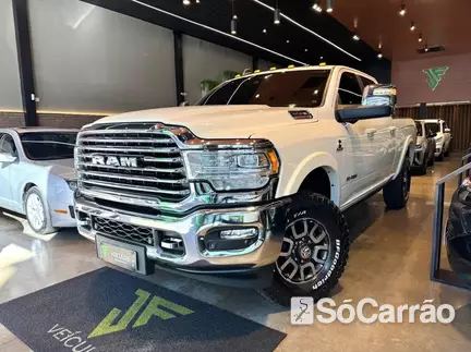 RAM 3500 LIMITED LONGHORN EDITION 4X4 6.7 AT6 na cor Branca em Londrina / PR - 6771364