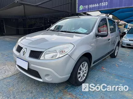 Renault SANDERO AUTHENTIQUE 1.0 16V na cor Prata em Campinas / SP - 6794938