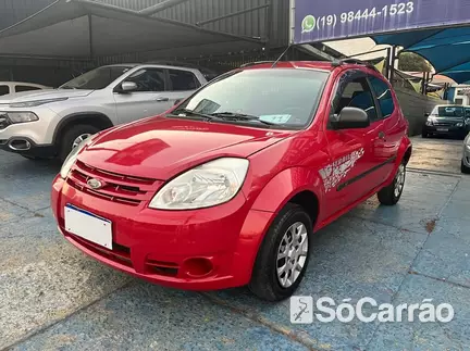 Ford KA 1.0 8V na cor Vermelha em Campinas / SP - 6814443
