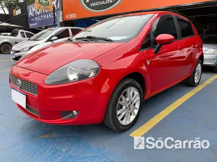 Fiat PUNTO ATTRACTIVE 1.4 8V na cor Vermelha em Campinas / SP - 6940695