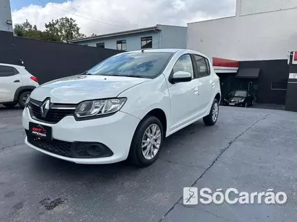 Renault SANDERO AUTHENTIQUE 1.0 12V SCE na cor Branca em Curitiba / PR - 7005203