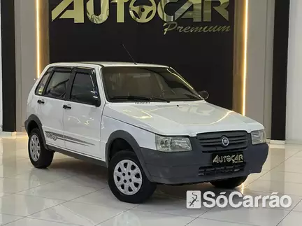 Fiat UNO MILLE WAY ECONOMY 1.0 8V na cor Branca em Jaraguá do Sul / SC - 6725737