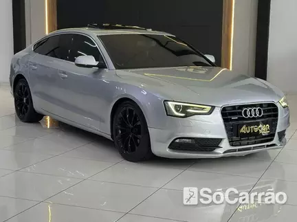 Audi A5 SPORTBACK AMBIENTE 2.0 16V TFSI S TRONIC na cor Prata em Jaraguá do Sul / SC - 6774390