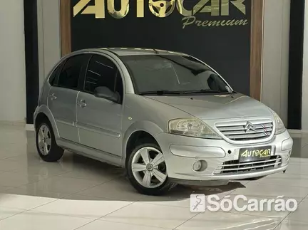 Citroen C3 EXCLUSIVE 1.4 8V na cor Prata em Jaraguá do Sul / SC - 6774843