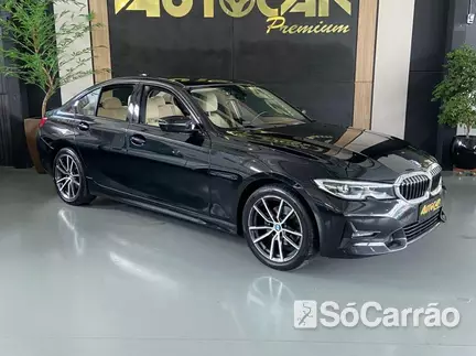 BMW 320I SPORT 2.0 16V TB AT na cor Preta em Jaraguá do Sul / SC - 6839876