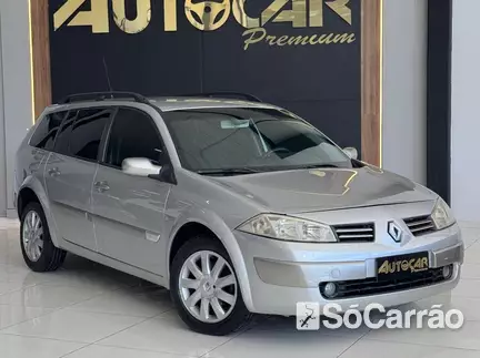 Renault MEGANE GRAND TOUR DYNAMIQUE 1.6 16V HIFLEX na cor Prata em Jaraguá do Sul / SC - 6839908