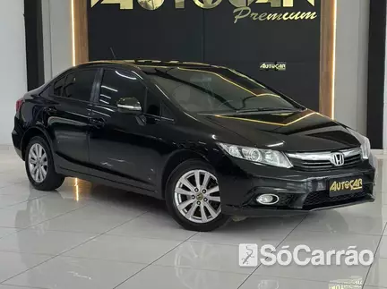 Honda CIVIC LXR 2.0 16V AT5 na cor Preta em Jaraguá do Sul / SC - 6839933