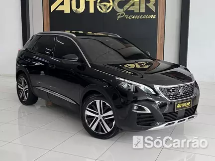 Peugeot 3008 GRIFFE 1.6 THP 16V TIP na cor Preta em Jaraguá do Sul / SC - 6839958