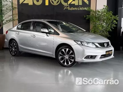 Honda CIVIC LXR 2.0 16V AT5 na cor Prata em Jaraguá do Sul / SC - 6929245
