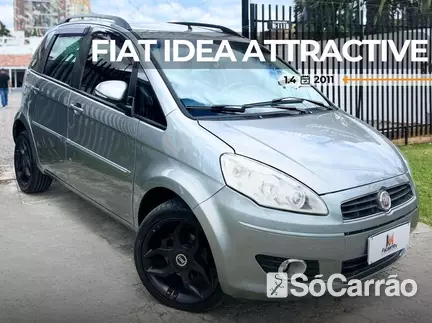 Fiat IDEA ATTRACTIVE 1.4 8V na cor Cinza em Curitiba / PR - 6775456