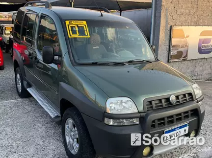 Fiat DOBLO ADVENTURE TRYON 1.8 8V na cor Verde em Campinas / SP - 6865559