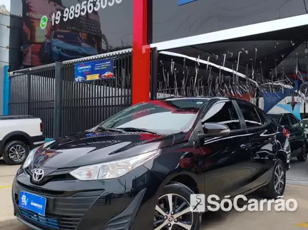 Toyota YARIS SEDAN XL LIVE 1.5 16V CVT na cor Preta em Campinas / SP - 6886457