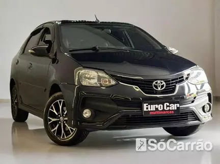 Toyota ETIOS SEDAN PLATINUM 1.5 16V AT na cor Preta em Londrina / PR - 6721387