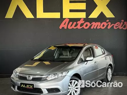 Honda CIVIC LXS 1.8 16V AT na cor Cinza no Sapucaia do Sul / RS - 6672672