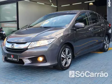 Honda CITY EXL 1.5 16V CVT na cor Cinza em Campinas / SP - 6760926