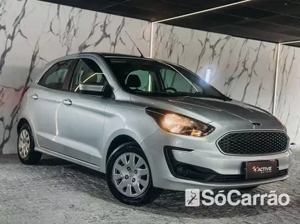 Ford KA SE PLUS 1.0 12V na cor Prata em Joinville / SC - 6673885