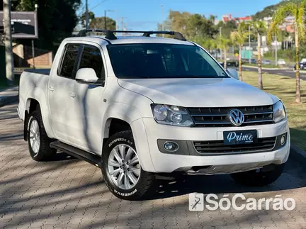 Volkswagen AMAROK CD AMAROK CD HIGHLINE 4X4 2.0 BI-TDI AT na cor Branca no ESTANCIA VELHA / RS - 6724291