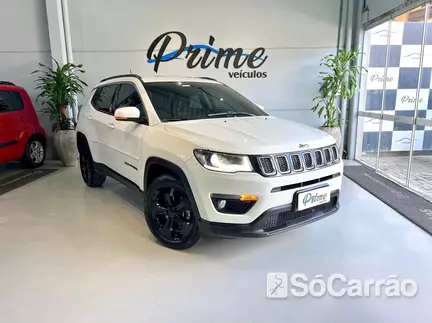 JEEP COMPASS LONGITUDE(PREMIUM) 4X2 2.0 16V AT6 na cor Branca no ESTANCIA VELHA / RS - 6896048