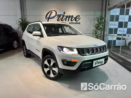 JEEP COMPASS LONGITUDE 4X4 2.0 TB AT9 na cor Branca no ESTANCIA VELHA / RS - 6896056