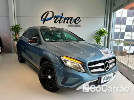 Mercedes GLA 200 VISION BLACK EDITION 1.6 TB na cor Azul no ESTANCIA VELHA / RS - 6896272
