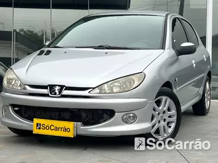 Peugeot 206 ALLURE 1.6 16V na cor Prata em Joinville / SC - 6755562