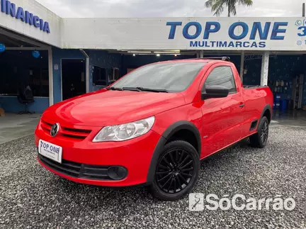 Volkswagen SAVEIRO CS (KIT-II) G5 1.6 8V na cor Vermelha em Joinville / SC - 6702677