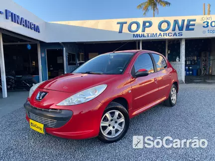 Peugeot 207 XR 1.4 8V na cor Vermelha em Joinville / SC - 6799709