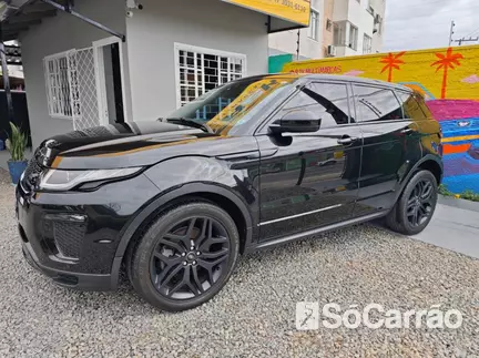 Land Rover RANGE ROVER EVOQUE HSE DYNAMIC 2.0 TB-SI4 na cor Preta em Joinville / SC - 6762225