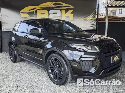 Land Rover RANGE ROVER EVOQUE HSE DYNAMIC 2.0 TB-SI4 na cor Preta em Joinville / SC - 6762225