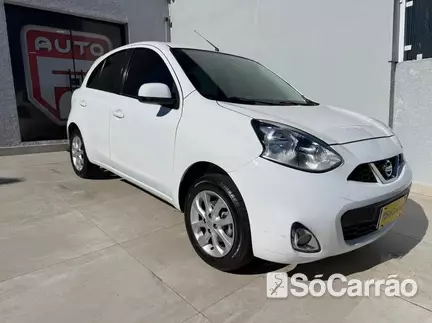 Nissan MARCH SV 1.6 16V FLEXSTART na cor Branca em Curitiba / PR - 6815892
