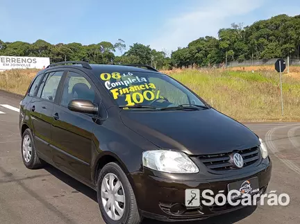 Volkswagen SPACEFOX 1.6 8V na cor Verde em Joinville / SC - 6687417