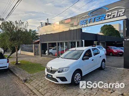 Renault LOGAN LIFE 1.0 12V SCE na cor Branca em Curitiba / PR - 6693550
