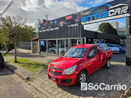 Chevrolet MONTANA LS 1.4 8V ECONOFLEX na cor Vermelha em Curitiba / PR - 6714198