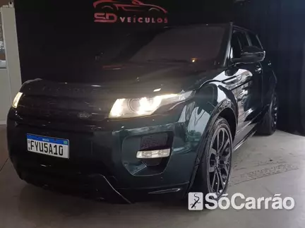 Land Rover RANGE ROVER EVOQUE DYNAMIC TECH PACK 2.0 TB-SI4 na cor Verde em Palhoça / SC - 6758775