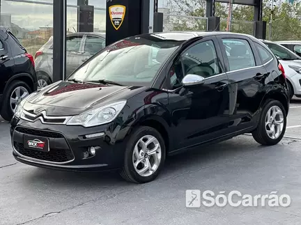 Citroen C3 C3 FEEL 1.6 MT FLEX na cor Preta em Santo Amaro da Imperatriz / SC - 6824144