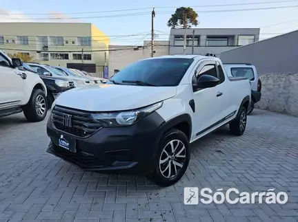 Fiat STRADA CD (TRIBUTO 125) 1.3 8V CVT FIREFLY na cor Branca em Curitiba / PR - 6909882