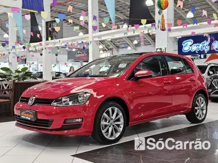 Volkswagen GOLF COMFORTLINE 1.6 16V MSI na cor Vermelha em Curitiba / PR - 6798852
