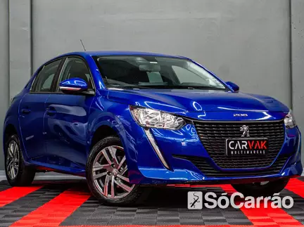Peugeot 208 MP1175 ALLURE 1.6 16V AT6 na cor Azul em Curitiba / PR - 6898742