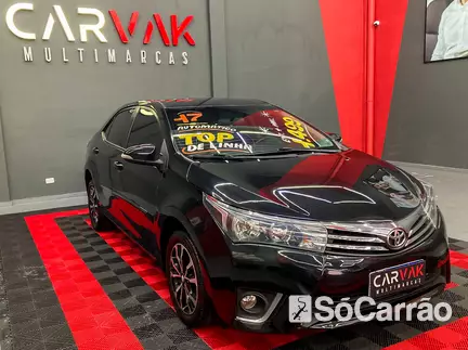Toyota COROLLA GLI 1.8 16V CVT na cor Preta em Curitiba / PR - 6898800
