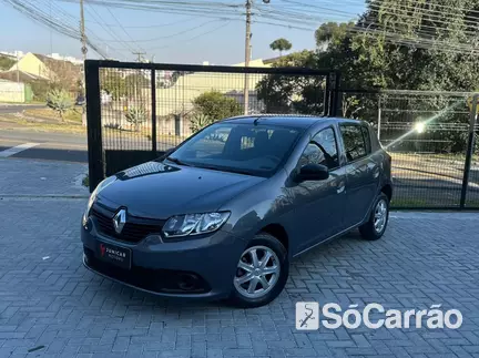 Renault SANDERO AUTHENTIQUE(TECHNO PACK) 1.0 12V SCE na cor Cinza em Curitiba / PR - 6780442