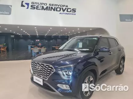 Hyundai CRETA LIMITED 1.0 12V TB AT na cor Azul em Umuarama / PR - 6725074