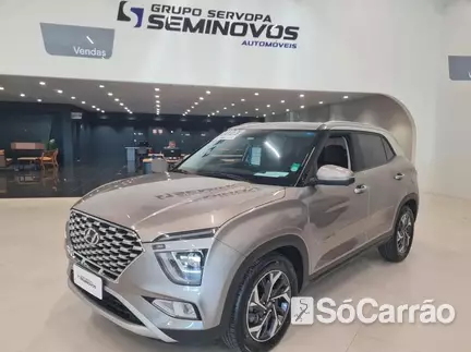 Hyundai CRETA PLATINUM 1.0 12V TB AT na cor Prata em Umuarama / PR - 6725095